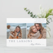 ファミリーマーキー | Merry Christmas 2枚の写真 シーズンカード (スタンド正面)