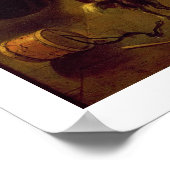 ファミリーミール(キャンバス上の油) ポスター (角)