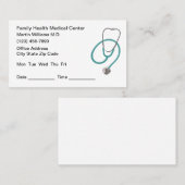 ファミリーメディカルアポイントメント名刺デザイン 名刺 (正面/裏面)