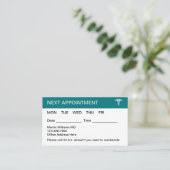 ファミリーメディカルアポイントメント名刺 予約カード (スタンド正面)