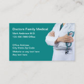 ファミリーメディカルドクターオフィスアポイントメント 名刺 (正面)