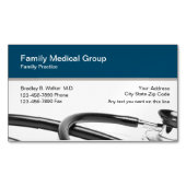 ファミリーメディカルドクター磁気ビジネスカード マグネット名刺 (正面)