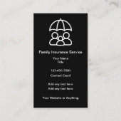 ファミリーメディカル保険名刺 名刺 (正面)