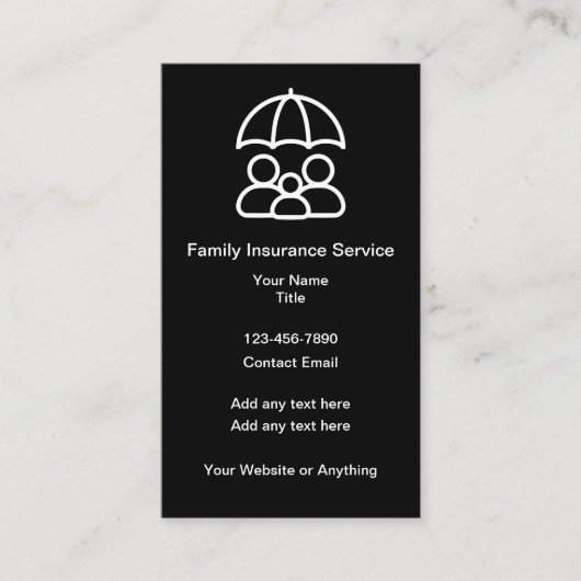 ファミリーメディカル保険名刺 名刺 (正面)