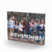 ファミリーモダンハートラヴ最高のファミリアエバー フォトブロック (右)