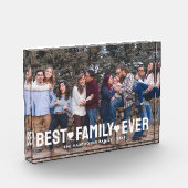 ファミリーモダンハートラヴ最高のファミリアエバー フォトブロック (左)