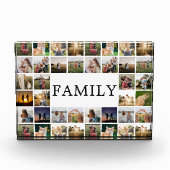 ファミリーモダンミニマリスト写真グリッドコラージュ フォトブロック (正面)