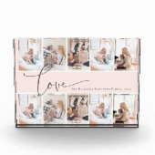 ファミリーモダンラブスクリプトカスタムフォトコラージュ フォトブロック (正面)