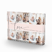 ファミリーモダンラブスクリプトカスタムフォトコラージュ フォトブロック (右)