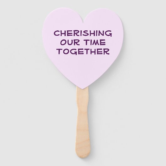 ファミリーモダン懇親会カラフルフローラツリーパープル ハンドファン (裏面)