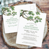 ファミリーモダン懇親会ファミリーツリーブランチ ポストカード