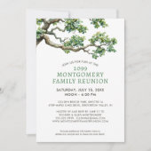 ファミリーモダン懇親会ファミリーツリーブランチ 招待状 (正面)