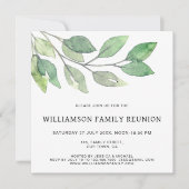 ファミリーモダン懇親会ファミリーツリー 招待状 (正面)