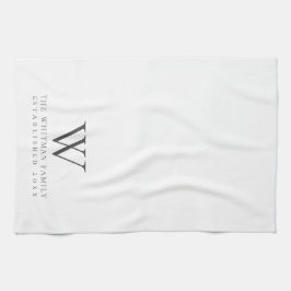 ファミリーモノグラムキエレガントッチン キッチンタオル