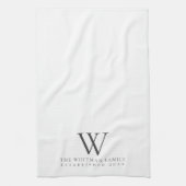 ファミリーモノグラムキエレガントッチン キッチンタオル (縦)