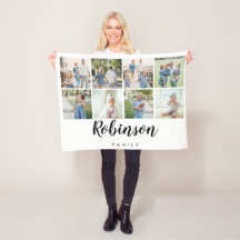 ファミリーモノグラム8フォトコラージュ|白