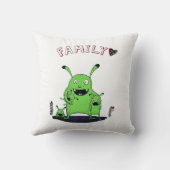 ファミリーモンスターズ クッション (裏面)