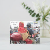 ファミリーモーターバイク ポストカード (スタンド正面)