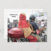 ファミリーモーターバイク ポストカード (正面/裏面)