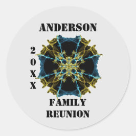 ファミリーユニークルニオンシナ封筒用シール ラウンドシール