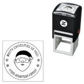 ファミリーラウンドからのメリークリスマスサンタ セルフインキングスタンプ (インサイチュ)