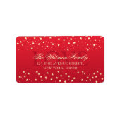 ファミリーラエレガントブレッドスターズ差出人住所 ラベル (正面)