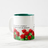 ファミリーラブコーヒーマグ ツートーンマグカップ (正面左)