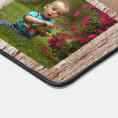 ファミリーラブファイブ写真テンプレートウッドグレイン デスクマット (コーナー)