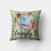 ファミリーラブブラックスクリプトカスタムの写真 クッション (裏面)