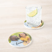 ファミリーラブブラックスクリプトカスタムの写真 コースター (側面)