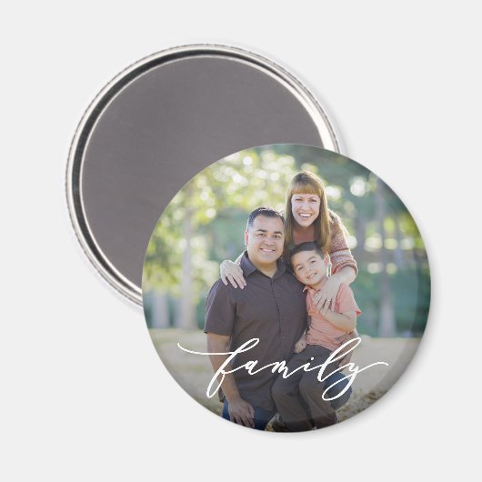 ファミリーラブ編集可能カラーカスタムフォトマグネット マグネット (正面/裏面)