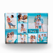 ファミリーラブ8フォトビーチブルーモダン フォトブロック (正面)