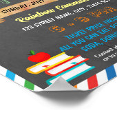 ファミリーリテラシービンゴナイトイベントテンプレート ポスター (角)