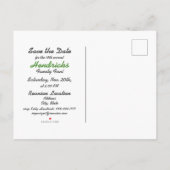 ファミリーリユニオンのデザインにツリー要素を追加 案内ポストカード (裏面)