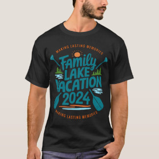 ファミリーレイクトリップ2024バケーションラブフレンドマッチン Tシャツ