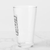 ファミリーレイクハウスオアーズフィッシュ素朴ホワイトプレイド タンブラーグラス (左)