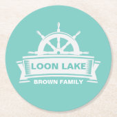ファミリーレイクハウスバケーション ラウンドペーパーコースター (正面)