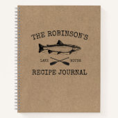 ファミリーレイクハウスフィッシュオールフェイククラフトレシピ ノートブック (正面)