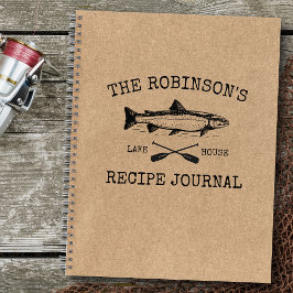 ファミリーレイクハウスフィッシュオールフェイククラフトレシピ ノートブック