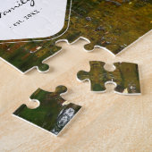 ファミリーレイクハウスフォトモノグラムキープサケギフト ジグソーパズル (側面)