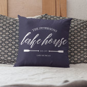 ファミリーレイクハウスレンタル航海のカスタムデコール クッション