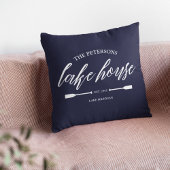 ファミリーレイクハウスレンタル航海のカスタムデコール クッション