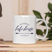 ファミリーレイクハウスレンタル航海のカスタムデコール コーヒーマグカップ