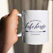 ファミリーレイクハウスレンタル航海のカスタムデコール コーヒーマグカップ