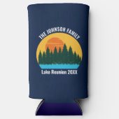 ファミリーレイク懇親会キュートカスタマイズサンセット スリム缶クーラー (正面)