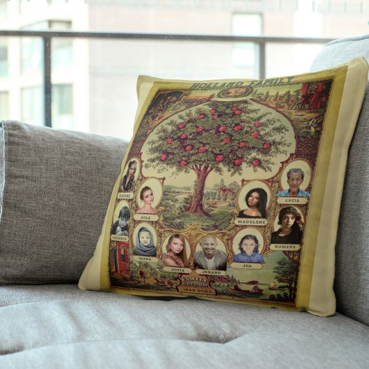 ファミリーレコードツリーキープサケ クッション