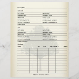 ファミリーレコード系図学スクラップブック