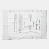 ファミリーレシピキープサケヘイルームウッド キッチンタオル (横)