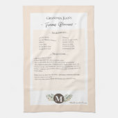 ファミリーレシピキープサケヘイルーム キッチンタオル (縦)