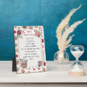 ファミリーレシピキープサケホリデイ フォトプラーク (側面)